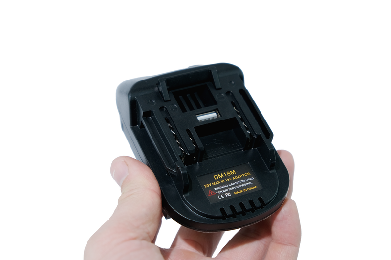 Milwaukee/DeWalt to Makita Battery Adapter with USB