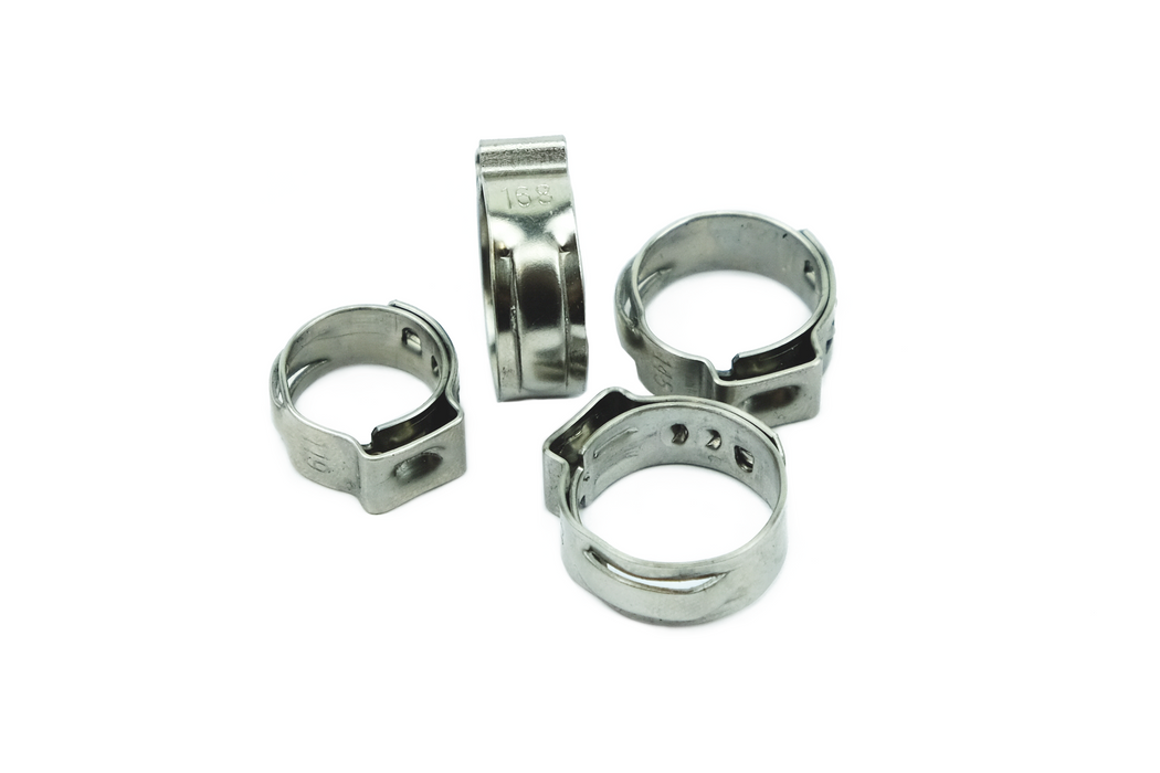 Single Ear Stainless Steel Clamps