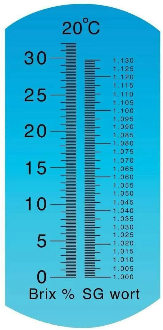 Refractometer 32% Brix/1-1.12 Wort